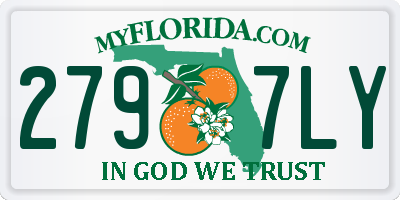 FL license plate 2797LY
