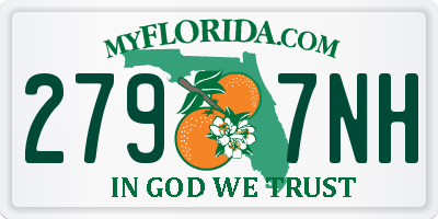 FL license plate 2797NH