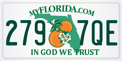FL license plate 2797QE