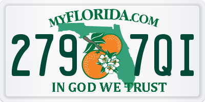 FL license plate 2797QI