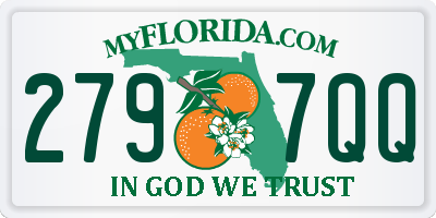FL license plate 2797QQ