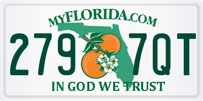 FL license plate 2797QT
