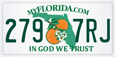 FL license plate 2797RJ