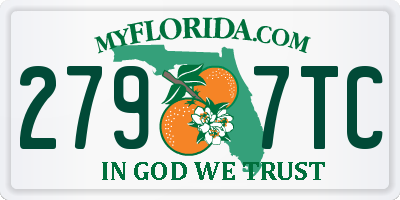 FL license plate 2797TC