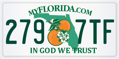 FL license plate 2797TF