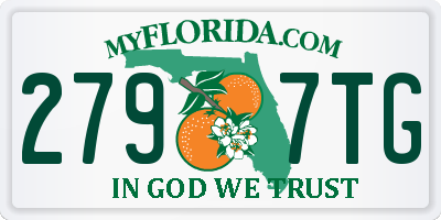 FL license plate 2797TG