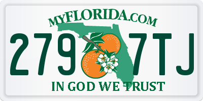 FL license plate 2797TJ
