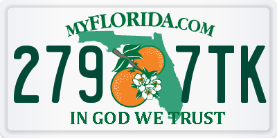 FL license plate 2797TK