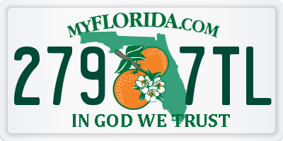 FL license plate 2797TL