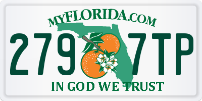 FL license plate 2797TP