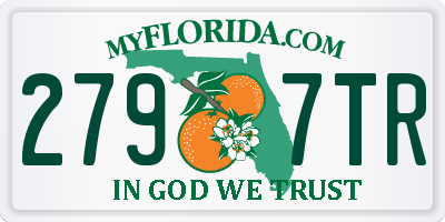 FL license plate 2797TR