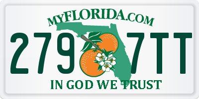 FL license plate 2797TT