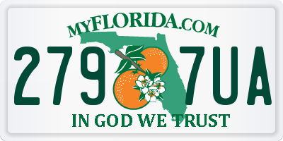 FL license plate 2797UA