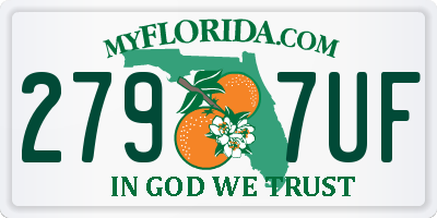 FL license plate 2797UF