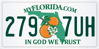 FL license plate 2797UH