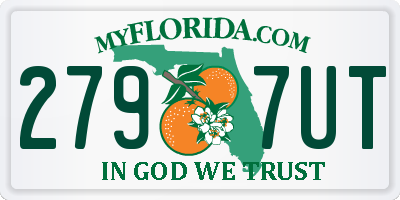 FL license plate 2797UT