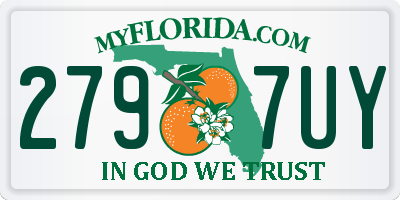 FL license plate 2797UY