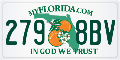 FL license plate 2798BV