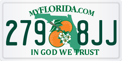FL license plate 2798JJ