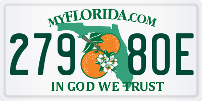 FL license plate 2798OE
