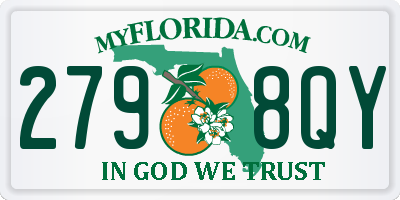FL license plate 2798QY