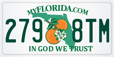 FL license plate 2798TM