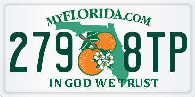 FL license plate 2798TP