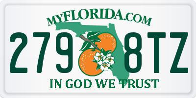 FL license plate 2798TZ