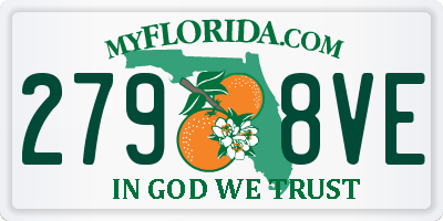 FL license plate 2798VE