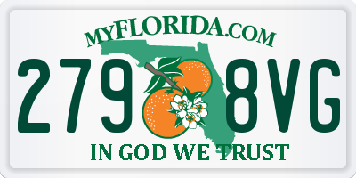 FL license plate 2798VG