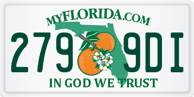 FL license plate 2799DI