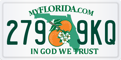 FL license plate 2799KQ