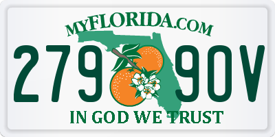 FL license plate 2799OV