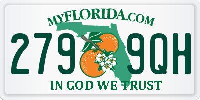 FL license plate 2799QH