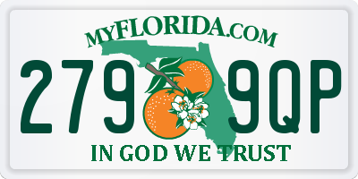 FL license plate 2799QP