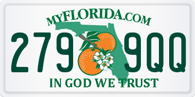 FL license plate 2799QQ