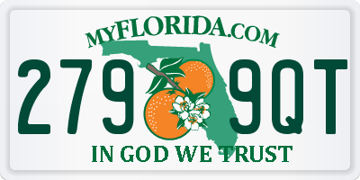 FL license plate 2799QT
