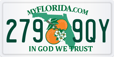 FL license plate 2799QY