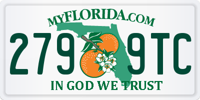 FL license plate 2799TC