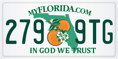 FL license plate 2799TG