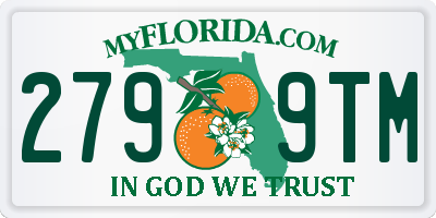 FL license plate 2799TM