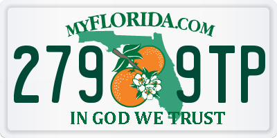 FL license plate 2799TP