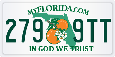 FL license plate 2799TT