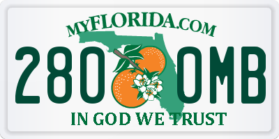FL license plate 2800MB