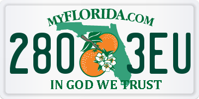 FL license plate 2803EU