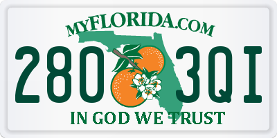 FL license plate 2803QI
