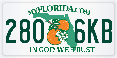 FL license plate 2806KB