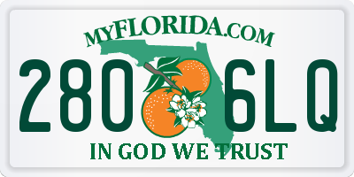 FL license plate 2806LQ