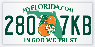FL license plate 2807KB