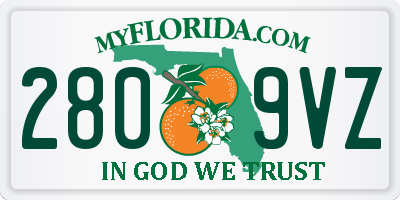 FL license plate 2809VZ
